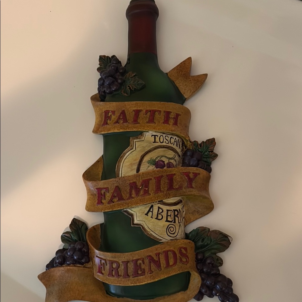 Decorative Wine Bottle Wall Art